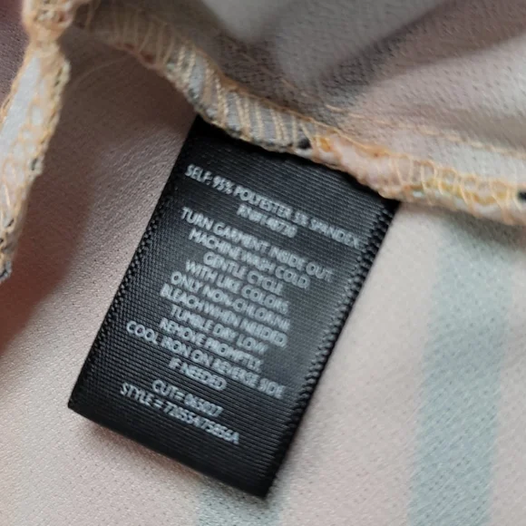 Beige by eci multicolored dress sz Med - Picture 10 of 10